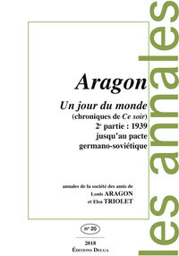 Picture of Un jour du monde (Chroniques de Ce soir) 2e partie : 1939. Jusqu'au pacte germano-soviétique