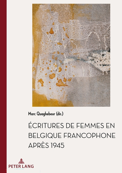Picture of Écritures de femmes en Belgique francophone après 1945