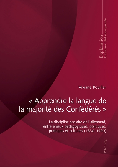 Image de « Apprendre la langue de la majorité des Confédérés »
