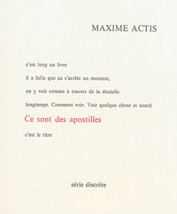 Picture of Ce sont des apostilles