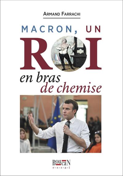 Image de Macron un roi en bras de chemise