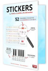 Image de STICKERS POUR PIANO ET CLAVIER