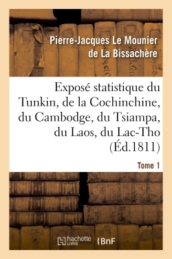 Picture of Exposé statistique du Tunkin, de la Cochinchine, du Cambodge, du Tsiampa, du Laos, du Lac-Tho. T 1