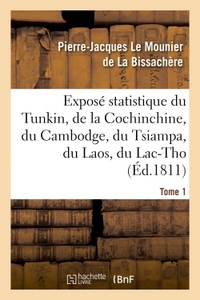 Image de Exposé statistique du Tunkin, de la Cochinchine, du Cambodge, du Tsiampa, du Laos, du Lac-Tho. T 1