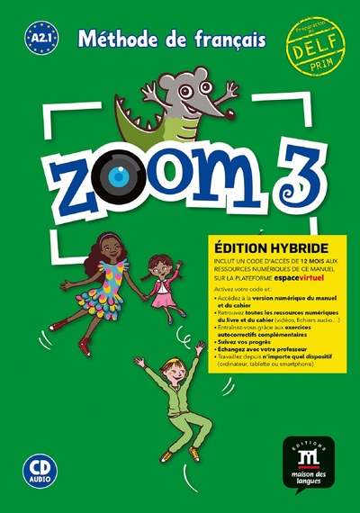 Image de Zoom 3 - Livre de l'élève - Éd. hybride + CD
