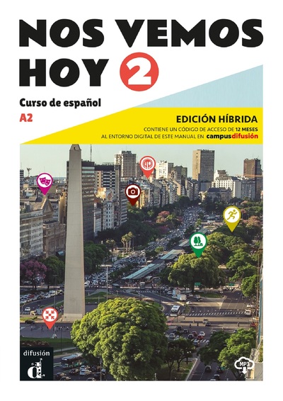 Picture of Nos vemos hoy 2 - Livre de l'élève - Éd. hybride