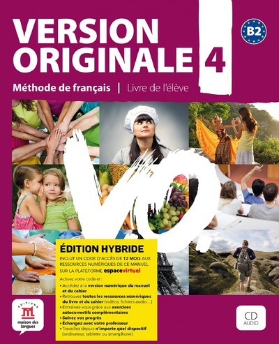 Image de Version originale 4 - Livre de l'élève - Éd. hybride