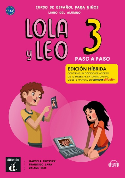 Image de Lola y Leo paso a paso 3 - Livre de l'élève - Éd. hybride
