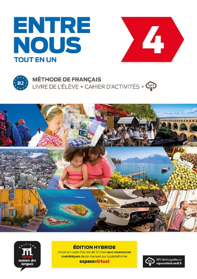 Image de Entre nous 4 - Livre de l'élève - Éd. hybride