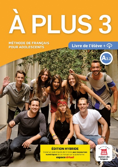 Image de À plus ! 3 - Livre de l'élève - Éd. hybride