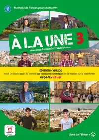 Image de À la une 3 - Livre de l'élève - Éd. hybride