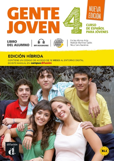 Image de Gente joven N. E. 4 - Livre de l'élève - Éd. hybride