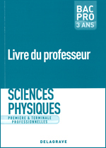 Picture of Sciences physiques 1re, Tle Bac Pro - Livre du professeur