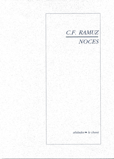 Picture of Noces - C.F. Ramuz