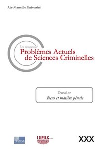 Image de Les nouveaux Problèmes Actuels de Sciences Criminelles XXX