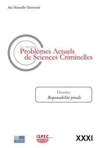 Image de Les nouveaux Problèmes Actuels de Sciences Criminelles - Volume XXXI