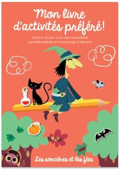 Image de Mon livre d'activités préféré ! les sorcières et les fées