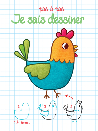 Image de Pas à pas je sais déssiner la ferme