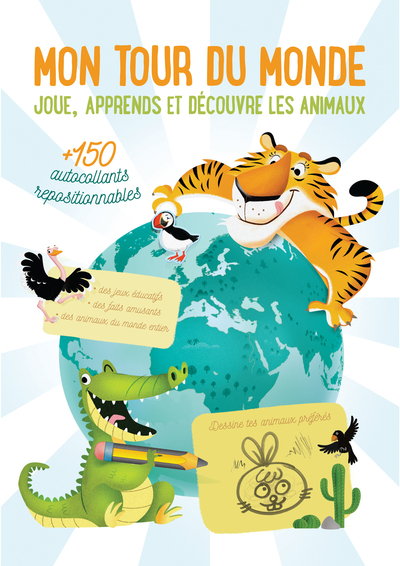 Image de Mon tour du monde joue apprends et découvre les animaux