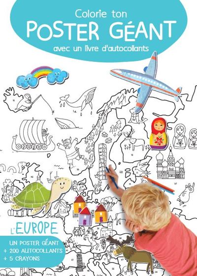 Image de Colorie ton poster géant l'Europe
