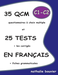 Picture of 35 QCM et 25 TESTS en français, niveaux C1-C2