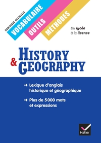 Image de History Geography Classes européennes, Vocabulaire, outils et méthodes éd. 2013
