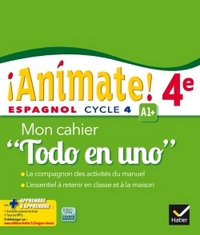 Picture of Animate Espagnol 4e Todo en uno éd. 2016 - Cahier d'activités