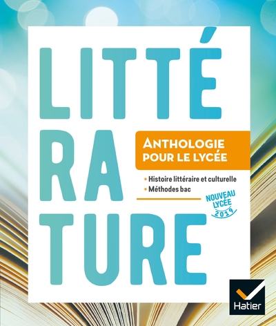 Image de Anthologie Lycée - Français 2de/1re Éd. 2019 - Livre élève
