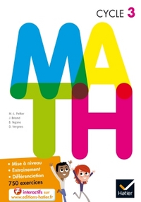 Image de M.A.T.H. Mathématiques Cycle 3 éd.2015 - Manuel de l'élève