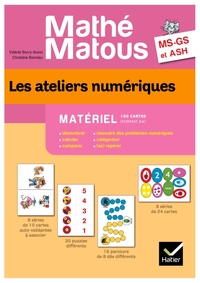 Picture of Mathé-Matous MS/GS/ASH éd. 2011 - Les ateliers numériques Matériel 100 cartes