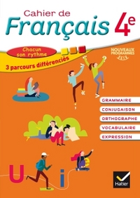 Picture of Cahier de Français 4e éd. 2016 - Cahier de l'élève