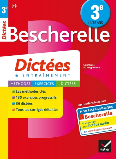 Picture of Bescherelle Dictées 3e