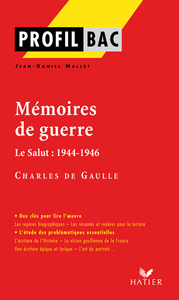 Picture of Profil - de Gaulle (Charles) : Mémoires de guerre