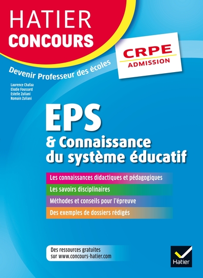 Image de Hatier Concours CRPE 2017 - EPS et Connaissance du système éducatif - Epreuve orale d'admission