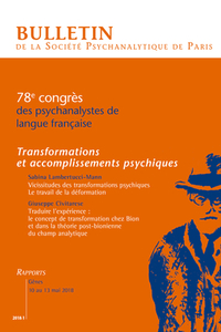 Picture of Bulletin de la SPP N° 116