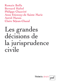 Picture of Les grandes décisions de la jurisprudence civile