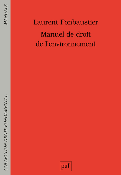 Image de Manuel de droit de l'environnement