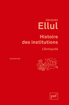 Image de Histoire des institutions. L'Antiquité