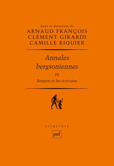 Image de Annales bergsoniennes, IX