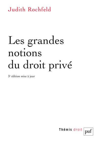 Picture of Les grandes notions du droit privé