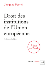 Picture of Droit des institutions de l'Union européenne