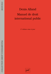 Picture of Manuel de droit international public