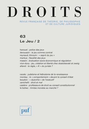 Image de Droits 2016, n° 63