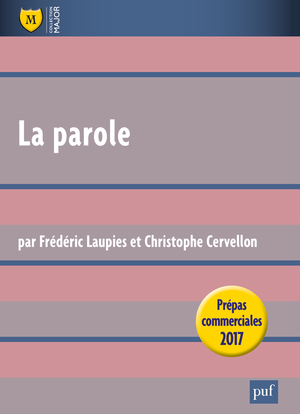 Picture of La Parole, Leçon philosophique, prépas commerciales