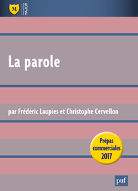 Picture of La Parole, Leçon philosophique, prépas commerciales