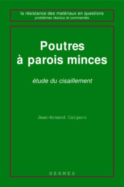 Picture of Poutres à parois minces : étude du cisaillement
