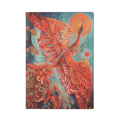 Image de Carnet souple Paperblanks Oiseau de Feu Midi Ligné 176p.