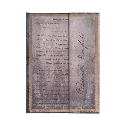 Image de Carnet rigide Paperblanks Frederick Douglass, Lettre pour les Droits Civils Midi Ligné 144p.