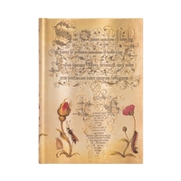 Image de Carnet rigide Paperblanks Rose Flamande Midi Ligné 144p.