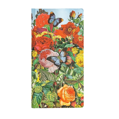 Picture of Carnet à couverture rigide Jardin aux Papillons - Slim - Ligné - 176 p.
